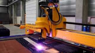 MicroStep MG  plasma cutting machine demonstration [upl. by Rednasxela203]