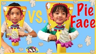 Pie Face Challenge for Family Game Night with Ryan [upl. by Jessica25]