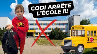 CODI ARRÊTE LÉCOLE [upl. by Walling]