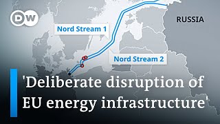 Potential sabotage Whats behind the Nord Stream pipeline leaks  DW News [upl. by Nahamas]