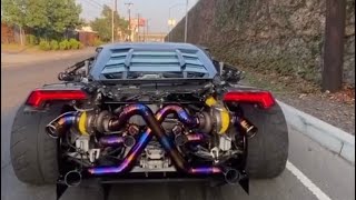 Twin Turbo Huracan Exhaust Sound [upl. by Illah]