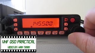 VHF QSO Practical  UK Amateur Radio Training [upl. by Ahsikam]