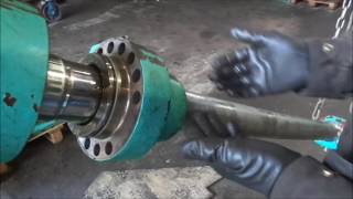 Kobelco 235 dipper arm repair part 13 [upl. by Eilata690]