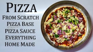 Quick Easy Pizza  Homemade Pizza Base Pizza Sauce  Tastier Than Dominoes and Pizza Hut  Lockdown [upl. by Jolenta]