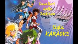 i Cavalieri Dello Zodiaco Sigla KARAOKE [upl. by Ylek]