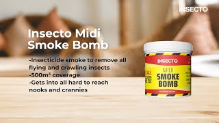 How to clear your room from all known insects using Insecto Midi smoke bomb [upl. by Aicitan19]