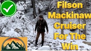 Bushcraft Survival Coat  Filson Mackinaw Cruiser [upl. by Ornas708]