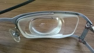 Super strong glasses Thick lens for heavy myopia37D [upl. by Queston]