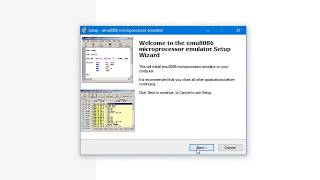 How to Install emu8086 Microprocessor Assembler and Emulator on Windows 10 [upl. by Grega]