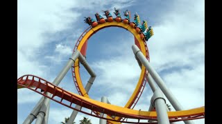 Silver Bullet Roller Coaster POV  Day and Night  Knotts Berry Farm [upl. by Aled]