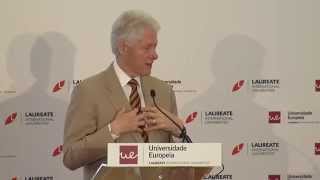 Bill Clinton na Universidade Europeia [upl. by Blythe456]