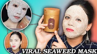 TESTING VIRAL SEAWEED MASK FOR WHITENING SKIN  Shocking Results  Ronak Qureshi [upl. by Etnohs]