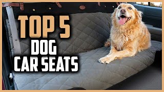 ✅Top 5 Best Dog Car Seats of 2024 [upl. by Rabaj]