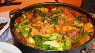 Kare Kare Filipino Recipe with Beef Shanks Tripes Oxtail Peanut Butter Unsalted [upl. by Lorianna]