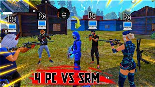 SRM🧐Vs 4 🖥️PC Players [upl. by Rehsa]