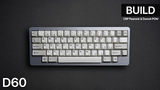 D60 Custom Keyboard Build  Durock POM [upl. by Eniortna]