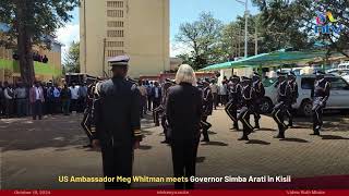 US Ambassador Meg Whitman meets Governor Simba Arati in Kisii [upl. by Nudd65]