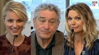 The Family Robert De Niro Michelle Pfeiffer amp Dianna Agron Interview [upl. by Ateiram]