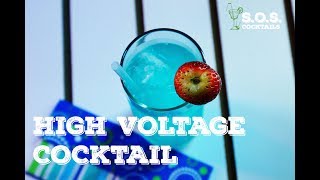 How to make High Voltage Cocktail  SOS Cocktails  DiverIdeas [upl. by Morette]