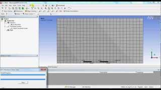 ANSYS13 2D Meshing Quadrilateral and triangular elements Ansys Workbench Tutorial for Beginners [upl. by Files892]