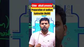 chlor alkali process class 10 chemistry shorts motivation neet viral study [upl. by Aitnohs]