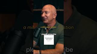 Jeff Bezos on million dollar question jeffbezos motivationalvideo podcast interview amazonceo [upl. by Dnomsed]