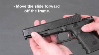 Glock 19 Pistol Take Down  Disassembly amp Lubrication [upl. by Huan]