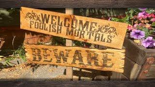 How to Create Stunning Wooden Signs with Printable Templates  Easy DIY Tutorial [upl. by Wynne]