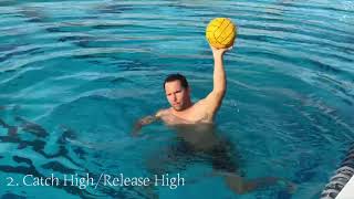 How To Pass and Shoot a Water Polo Ball Become a Better Shooter and Passer [upl. by Artekal509]