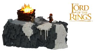 The Lighting of the Beacons  Lego LOTR Moc [upl. by Adorl738]