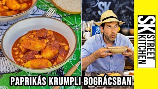 PAPRIKÁS KRUMPLI bográcsban🥔🔥 [upl. by Anirpas]