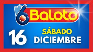 Resultados del BALOTO REVANCHA del sabado 16 de DICIEMBRE de 2023 💫✅💰 [upl. by Eimrots]