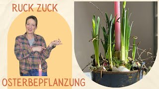 DIY Osterdeko 🧡frühlingshafte Idee für ein schnelles amp stylisches Mitbringsel zur Osterzeit 🩷 [upl. by Palma27]