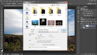 60 Second Photoshop Tutorial  Save Images JPEG PNG BMP TIFF etc HD [upl. by Gnilyam]