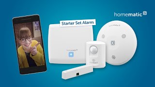 Homematic IP – Starter Set Alarm 🚨 – Wir geben Deutschland das SmartHomeGefühl 📱🏡👀 [upl. by Attegroeg]