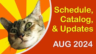 Channel Schedule Catalog amp Updates  August 2024 [upl. by Firmin940]