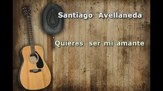 Quieres ser mi amante  Santiago Avellaneda  cover Camilo Sesto  No es Karaoke [upl. by Ardnat]