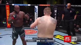 Derrick Lewis Throwing His Favorite Kick [upl. by Ojahtnamas263]