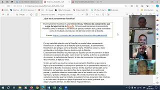 DESARROLLO DEL PENSAMIENTO FILOSÓFICO CLASE RECUPERACIÒN MODULO 1 [upl. by Yona]