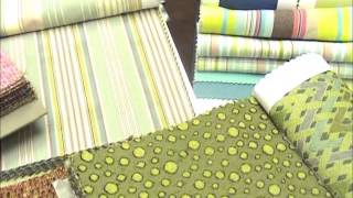 Stroheim Fabric  wwwInteriorDecoratingcom [upl. by Eihtak]