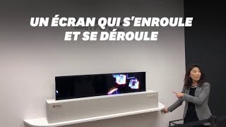 LG va commercialiser une télévision pliable et enroulable [upl. by Euseibbob391]