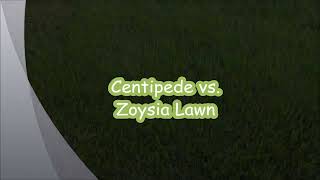 Centipede Lawn vs Zoysia Lawn [upl. by Yale]