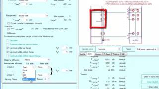 Bolted moment end plate according to BSEurocode method [upl. by Nilrah]