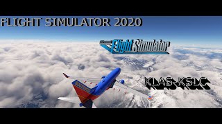 MSFS 2020  VATSIM  PMDG B737700  KDEN  KLAS  KSLC [upl. by Yrovi]