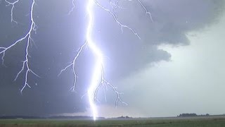 EXTREME Close Lightning in HD compilation Loud thunder [upl. by Yong]