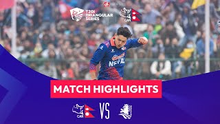 Nepal vs Netherlands  Match Highlights [upl. by Williamsen966]