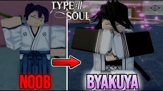 Noob To BANKAI As Byakuya Kuchiki Flower In Type SoulRoblox [upl. by Adelaja]