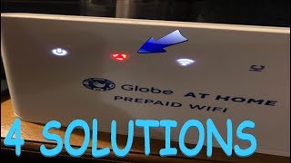 HOW TO FIX RED LIGHT OR NO SIGNAL GLOBE AT HOME WIFI [upl. by Pete914]