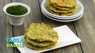 Zucchini and Carrot Pancake Low Calorie Healthy Breakfast by Tarla Dalal [upl. by Hseham716]