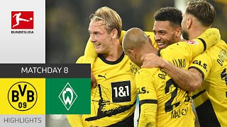 Brandt Shoots BVB To Top Of League  Borussia Dortmund  SV Werder Bremen  MD8 – Bundesliga 2324 [upl. by Clementia498]